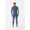 Conjunto de ropa interior térmica de merino para hombre Viking Meriboo Man Set, azul marino, M