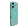 Funda de silicona MagSafe Puro Daylight para iPhone 16, verde