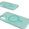 Funda de silicona MagSafe Puro Daylight para iPhone 16, verde