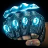 Guantes de moto de eco-cuero Rockbros 16220006003, talla L, negros