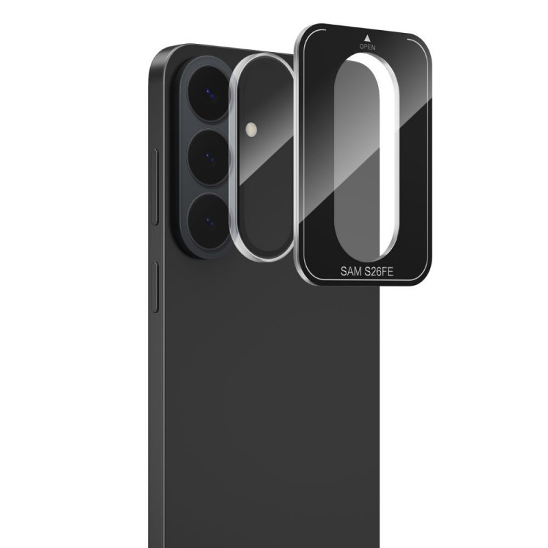 Protector de lente de cámara Tech-Protect Camring Fit+ para Samsung Galaxy S26 FE, transparente