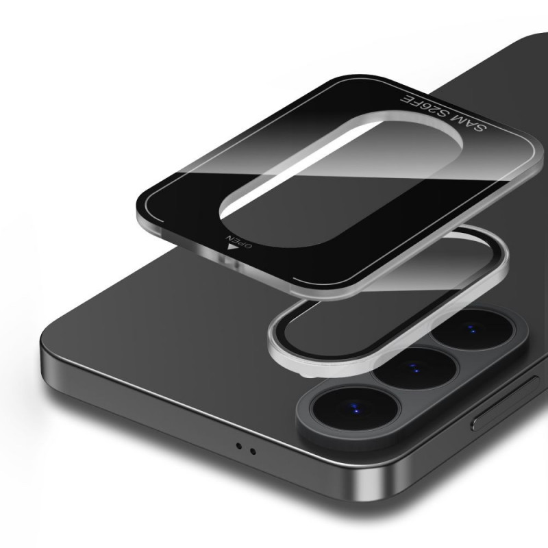 Protector de lente de cámara Tech-Protect Camring Fit+ para Samsung Galaxy S26 FE, transparente