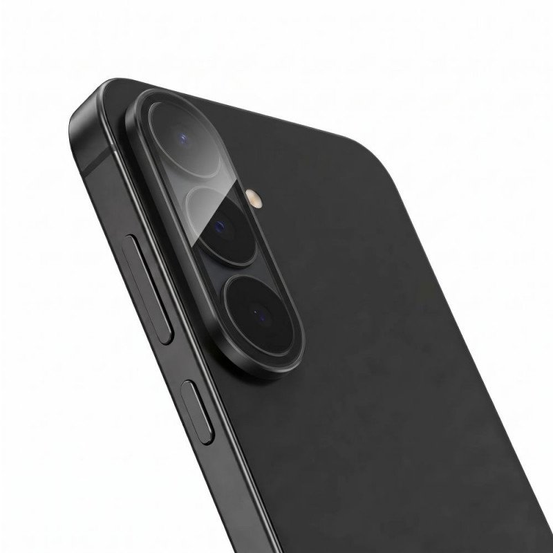 Protector de lente de cámara Tech-Protect Camring Fit+ para Samsung Galaxy S26 FE, transparente