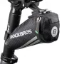 Bolsa de sillín para bicicleta Rockbros C28, negra