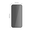Tech-Protect OneTouch Set Spy+ Set de cristal templado con privacidad para Apple iPhone 18 Pro Max (2 uds.)