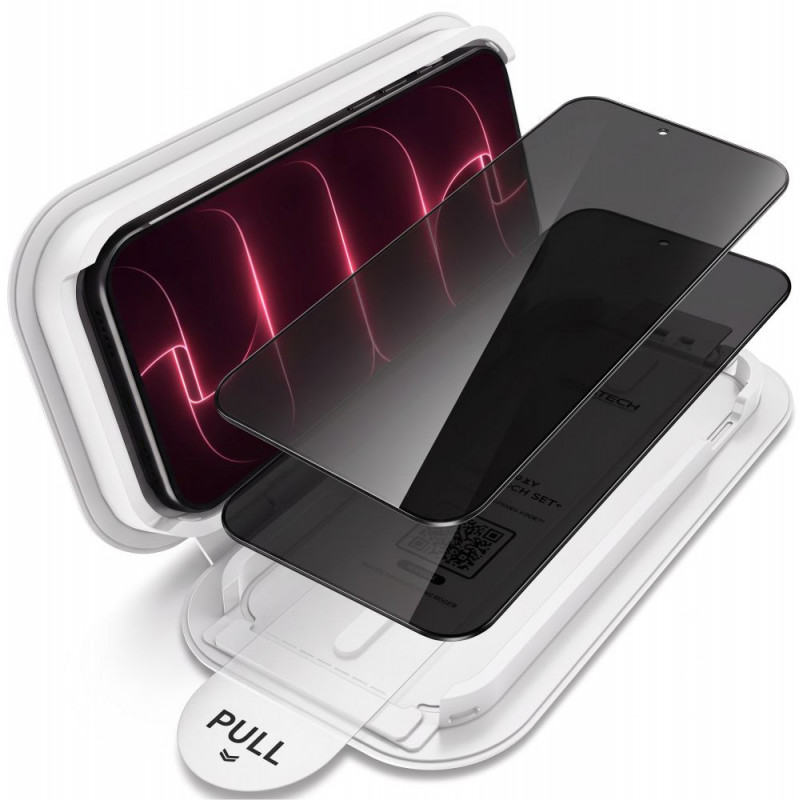 Tech-Protect OneTouch Set Spy+ Vidrio Templado con Privacidad para Apple iPhone 18 Pro (2 uds)