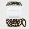 Funda Tech-Protect Lamano para Apple AirPods Pro 3 con mosquetón, Exotic Touch (negro y marrón)
