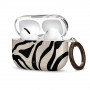 Funda Tech-Protect Lamano para Apple AirPods Pro 3 con mosquetón, Nature Muse (negro y beige)