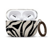 Funda Tech-Protect Lamano para Apple AirPods Pro 3 con mosquetón, Nature Muse (negro y beige)