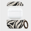 Funda Tech-Protect Lamano para Apple AirPods Pro 3 con mosquetón, Nature Muse (negro y beige)