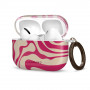 Funda Tech-Protect Lamano para Apple AirPods Pro 3 con mosquetón, Flamingo Bloom (rosa y beige)