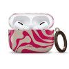 Funda Tech-Protect Lamano para Apple AirPods Pro 3 con mosquetón, Flamingo Bloom (rosa y beige)