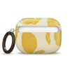 Funda Tech-Protect Lamano para Apple AirPods Pro 3 con mosquetón, Lemon Haze (amarillo y blanco)