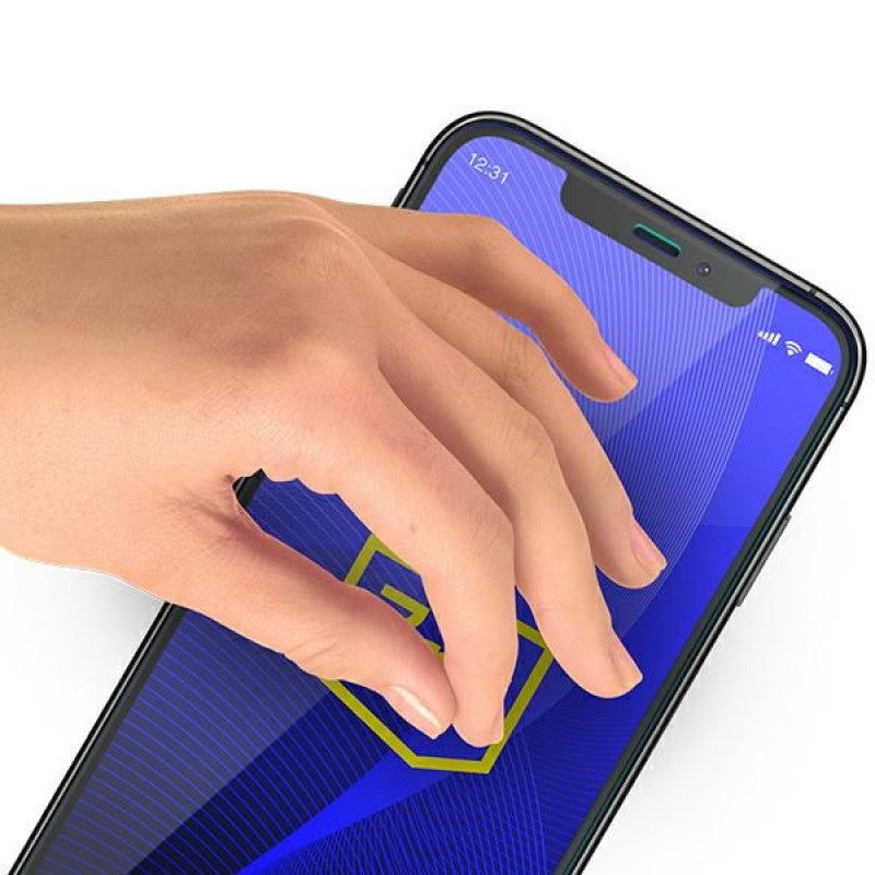 Protector de pantalla de vidrio híbrido 3MK FlexibleGlass para Motorola Moto G72, 3MK4198