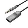 Adaptador de audio Tech-Protect Ultraboost AU04 Bluetooth 6.0 con AUX 3,5 mm, gris