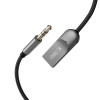 Adaptador de audio Tech-Protect Ultraboost AU04 Bluetooth 6.0 con AUX 3,5 mm, gris