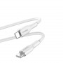Cable USB-C a USB-C Puro ICON Soft PUR671, 1,5 m, Blanco