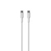 Cable USB-C a USB-C Puro ICON Soft PUR671, 1,5 m, Blanco