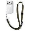 Correa cruzada para teléfono Tech-Protect C9S Rope, nailon, 91–140 cm, verde militar