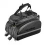 Bolsa de sillín trasero para bicicleta Rockbros A6-6, 35 l, con bolsillos desplegables, negra