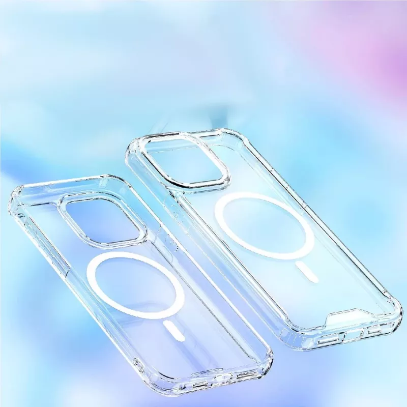 Funda Hurtel Clear Corner Case MagSafe para iPhone 16 Plus, transparente