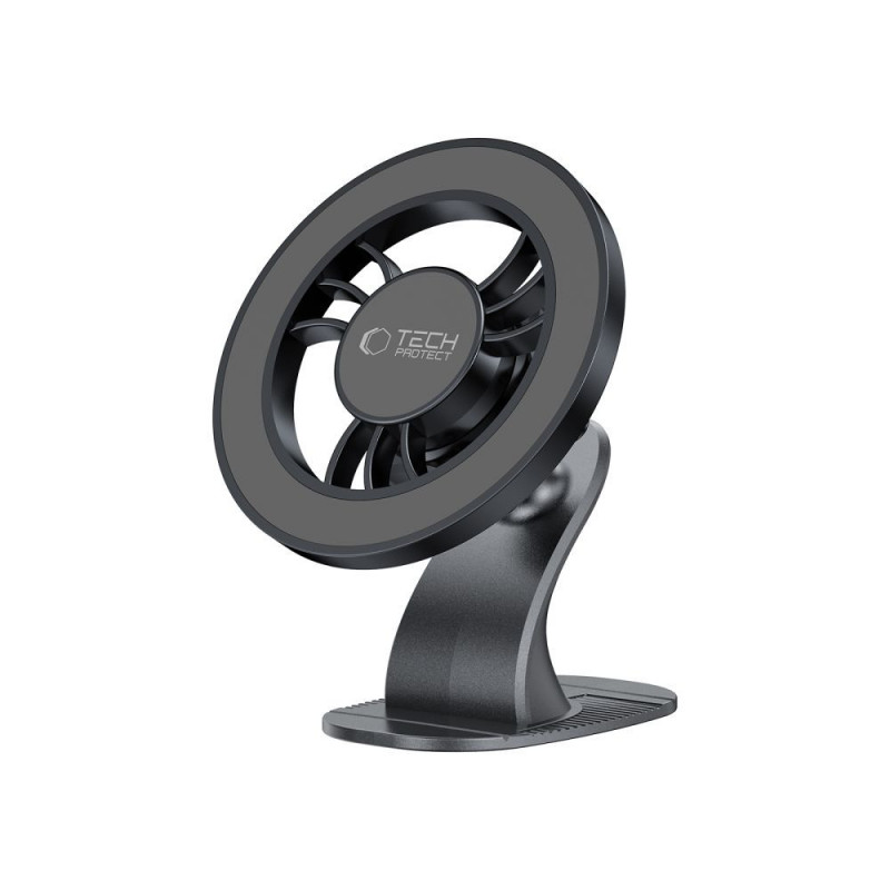 Soporte magnético MagSafe para coche Tech-Protect N56 para salpicadero y rejilla de ventilación, negro