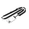 Correa cruzada para teléfono Tech-Protect C9S Rope Crossbody, negra