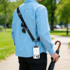 Correa cruzada para teléfono Tech-Protect C9S Rope Crossbody, negra