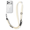 Correa cruzada para teléfono Tech-Protect C9S Rope, nailon, 91–140 cm, beige desierto