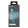 SBS TECABLEUSBIP589A Cable USB-A a Lightning, 1 m, Azul