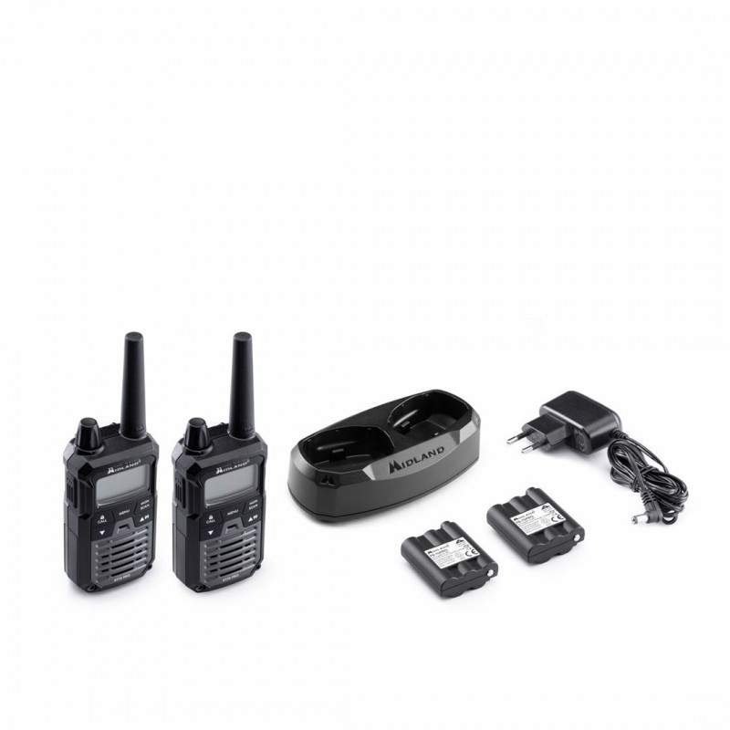 Walkie talkie Midland XT70 Pro Duo, negro