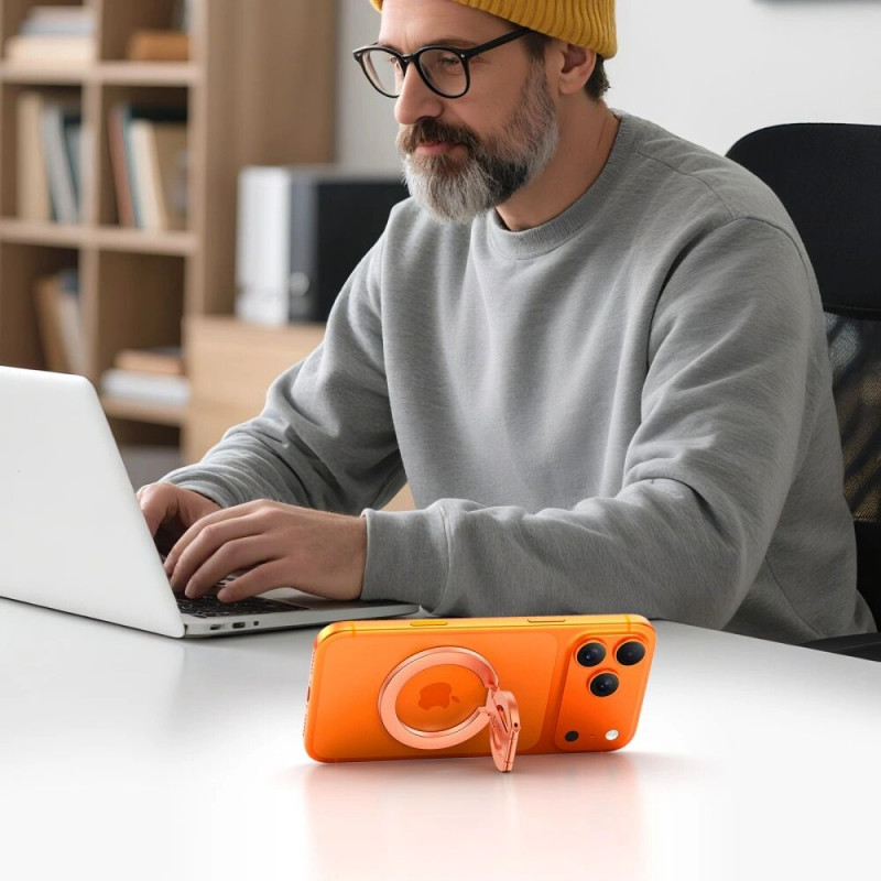 Anillo magnético para teléfono MagSafe Tech-Protect MMR400 Lamano, oro rosa