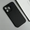 Funda blanda Hurtel para iPhone 16 Pro Max, negra