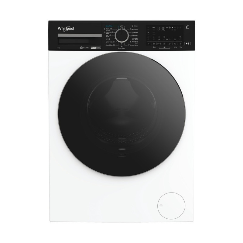Lavadora de carga frontal Whirlpool WPM 87W ADS EE, 8 kg, 1400 RPM, blanca