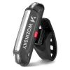 Juego de luces para bicicleta Wozinsky WSBLB2, delantera (400 lm) y trasera, negro