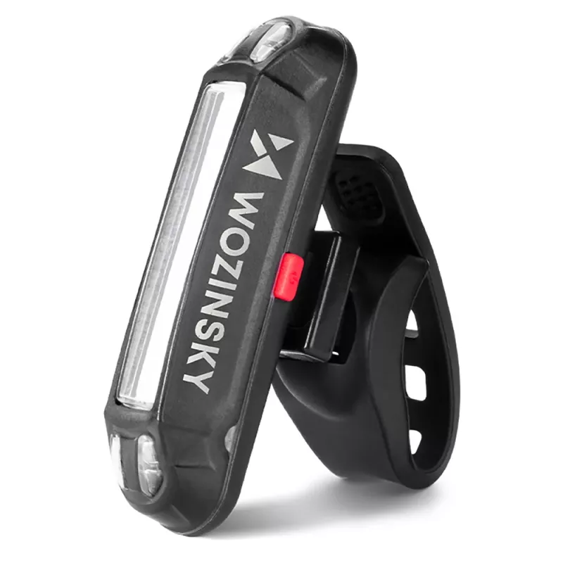 Juego de luces para bicicleta Wozinsky WSBLB2, delantera (400 lm) y trasera, negro