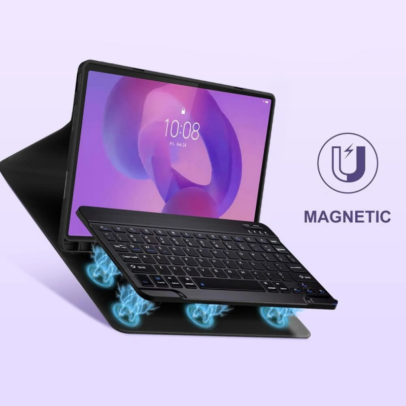 Funda con teclado Tech-Protect SmartCase Pen + Keyboard para Lenovo Idea Tab Plus 12.1 (TB-361), negra
