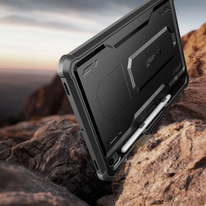 Funda para tablet Tech-Protect Kevlar Pro para Samsung Galaxy Tab S9 11.0 / S10 FE / S10 Lite 10.9 (X710 / X716B / X520 / X526 / X400 / X406B), negra