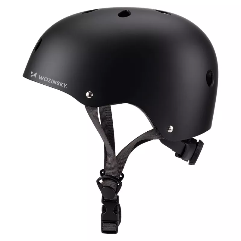 Casco ligero para BMX/monopatín Wozinsky, talla S (48-52 cm), negro