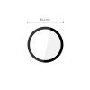 Protector de pantalla híbrido de cristal Tech-Protect Glass Flex+ para Garmin Venu 4 41 mm, negro (2 uds.)
