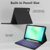 Funda con teclado Tech-Protect SmartCase Pen + Keyboard para Samsung Galaxy Tab A9+ / A11+ 11.0 (X210 / X215 / X216 / X230 / X235 / X236), negra
