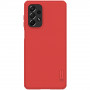 Funda Nillkin Super Frosted Shield Pro para Samsung Galaxy A73, roja