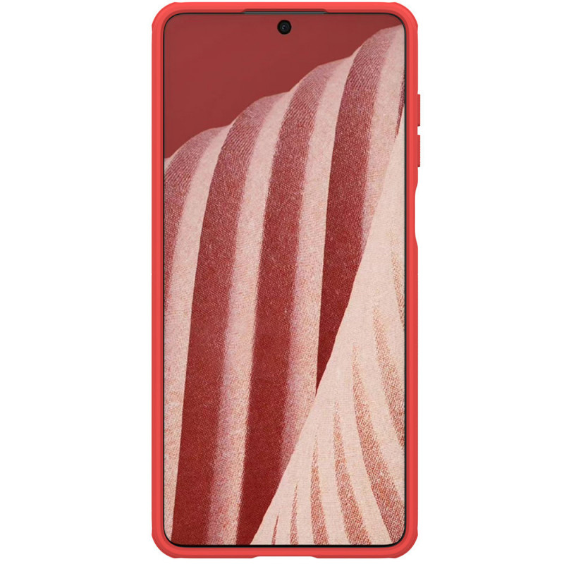 Funda Nillkin Super Frosted Shield Pro para Samsung Galaxy A73, roja