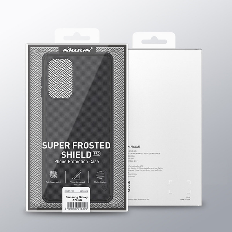 Funda Nillkin Super Frosted Shield Pro para Samsung Galaxy A73, roja