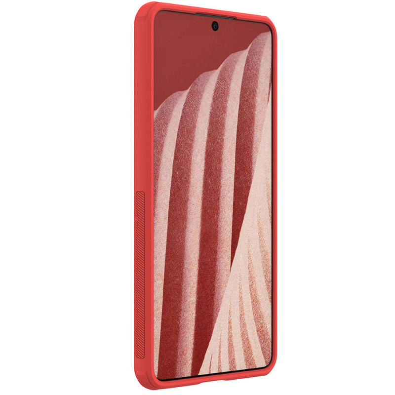 Funda Nillkin Super Frosted Shield Pro para Samsung Galaxy A73, roja