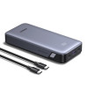 Batería externa UGREEN PB532 20000mAh 30W carga rápida bidireccional, 2x USB-C, USB-A, gris