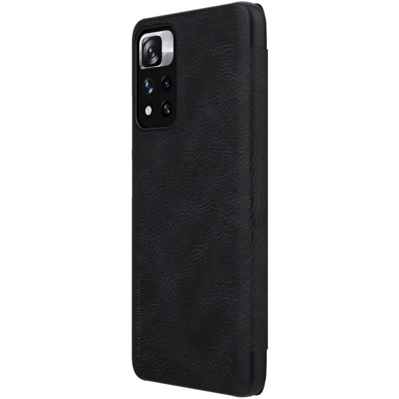 [CR] Funda Nillkin Qin para Xiaomi Mi 11i HyperCharge / Redmi Note 11 Pro (China), negra (devolución de cliente)