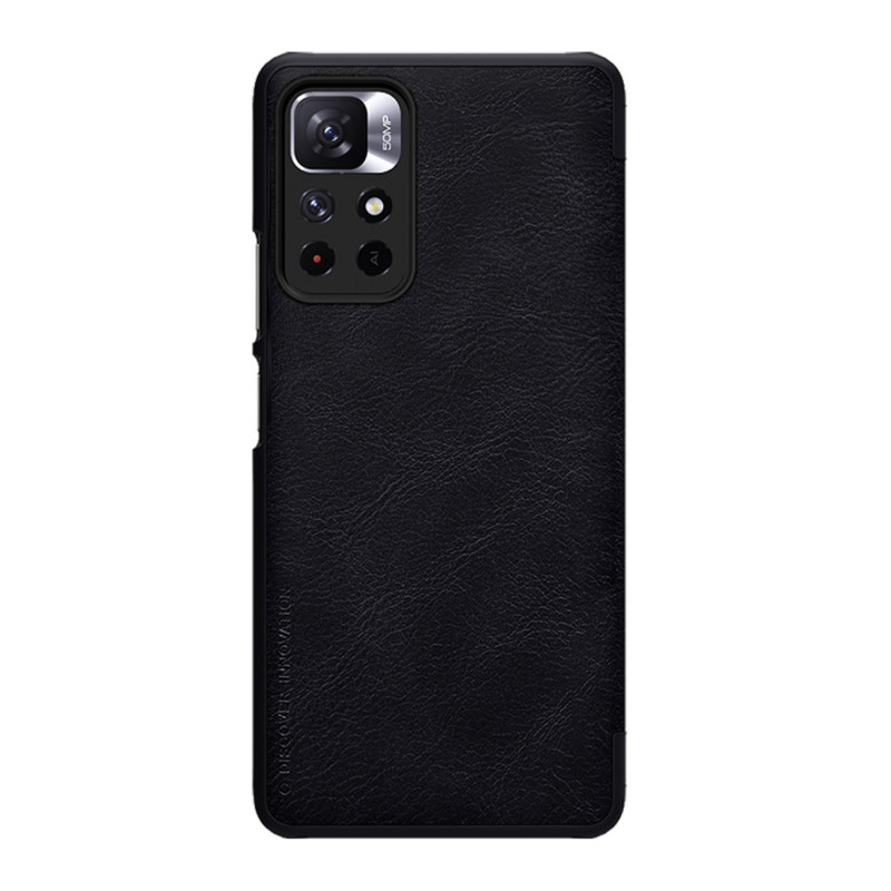 Funda Nillkin Qin para Xiaomi Redmi Note 11T 5G / Poco M4 Pro 5G, negra