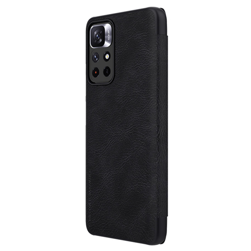 Funda Nillkin Qin para Xiaomi Redmi Note 11T 5G / Poco M4 Pro 5G, negra