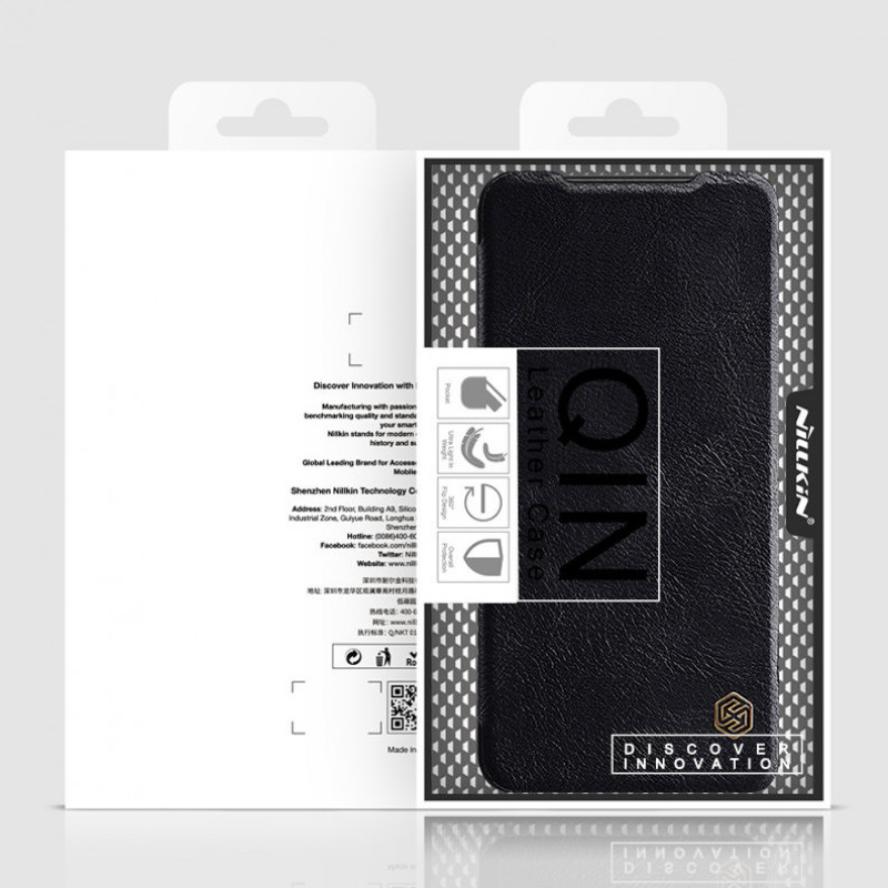 Funda Nillkin Qin para Xiaomi Redmi Note 11T 5G / Poco M4 Pro 5G, negra